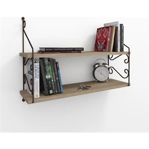 Seramoni Raf ve Kitaplık Seti 2 Raflı 200X720 Sakramento - Adena