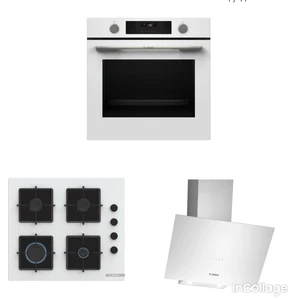 Beyaz 3 Lü Ankastre Set 281 ( HUA736EV0T - POP6C2P30O - DWK64PJ20T ) ***2025 MODEL ***