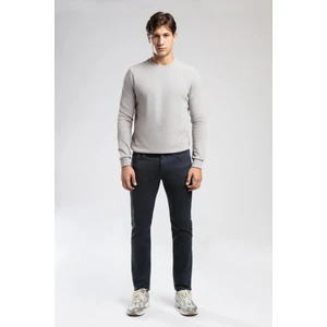 Newdwade Erkek O Yaka Sweatshirt Bej