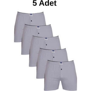 Penye 5'li Erkek Boxer Rahat Bol Kesim Abani Classic