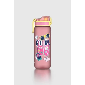 Rybo-X Soft Touch Desenli 630 ml Tritan Çocuk Matara 912162 Pembe