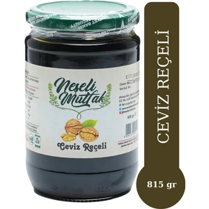 Neşeli Mutfak Hatay Yöresel Ceviz Reçeli 825 g – Doğal, Katkısız, Koruyucusuz, Cam Kavanozda Geleneksel Lezzet
