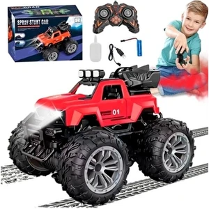 Uzaktan Kumandalı Şarjlı Duman Atan Araba 4x4 Buharlı Işıklı Uzaktan Kumandalı Off Road Araba Rc Stu