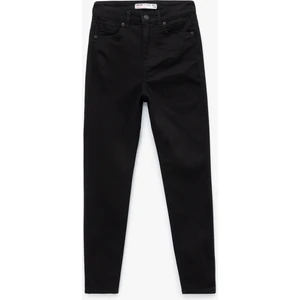Yüksek Bel Dar Kesim Dar Paça Toparlayıcı Jean Pantolon - Skinny Push Up Fit Jean