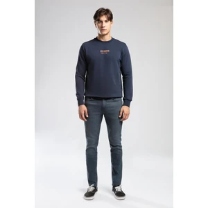 Frose Erkek O Yaka Sweatshirt Lacivert