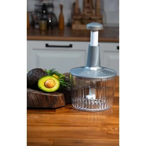 Solingen 5 Bıçaklı Manuel Doğrayıcı El Rondosu El Blenderi El Basmalı Rondo