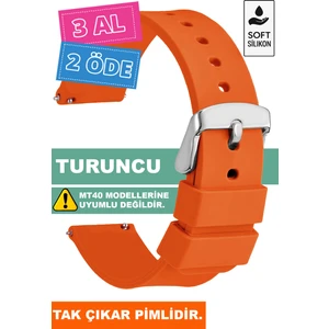 Tcl Mt42 Mt42x Mt43 Mt46-Slazenger Akıllı Çocuk Saatleriyle Uyumlu Silikon Saat Kordonu Kayışı