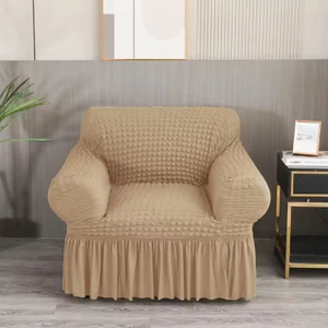 Bürümcük Koltuk Örtüsü ,berjer Kılıfı, Tek Kişilik, Etekli, Lastikli, Esnek, Yıkanabilir 1 Adet