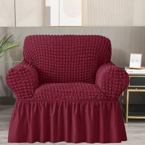 Bürümcük Koltuk Örtüsü ,berjer Kılıfı, Tek Kişilik, Etekli, Lastikli, Esnek, Yıkanabilir 1 Adet