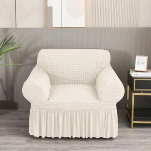 Bürümcük Koltuk Örtüsü ,berjer Kılıfı, Tek Kişilik, Etekli, Lastikli, Esnek, Yıkanabilir 1 Adet