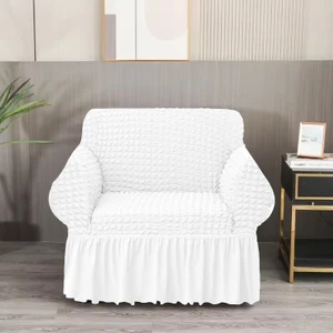 Bürümcük Koltuk Örtüsü ,berjer Kılıfı, Tek Kişilik, Etekli, Lastikli, Esnek, Yıkanabilir 1 Adet