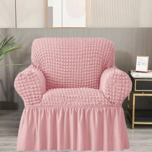 Bürümcük Koltuk Örtüsü ,berjer Kılıfı, Tek Kişilik, Etekli, Lastikli, Esnek, Yıkanabilir 1 Adet