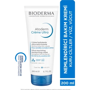Atoderm Cream Ultra Normal ve Kuru Ciltler için Nemlendirici Yüz ve Vücut Bakım Kremi 200 ml