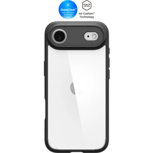 iPhone Air ile Uyumlu ince Kılıf Ultra Hybrid Sararma Karşıtı DuraClear™ Hava Kanalı Teknolojisi™ Askeri Sınıf Koruma Matte Black Şeffaf Kapak - ACS10050