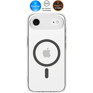 iPhone Air ile Uyumlu ince MagSafe Kılıf Ultra Hybrid Sararma Karşıtı DuraClear™ Hava Kanalı Teknolojisi™ Askeri Sınıf Koruma MagFit Clear Graphite Şeffaf Kapak - ACS10052