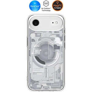 Apple iPhone Air ile Uyumlu ince MagSafe Kılıf Ultra Hybrid Sararma Karşıtı DuraClear™ Hava Kanalı Teknolojisi™ Askeri Sınıf Koruma MagFit Zero One White Tasarım Kapak - ACS10056