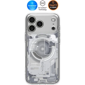iPhone 17 Pro ile uyumlu ince MagSafe Kılıf Ultra Hybrid Sararma Karşıtı DuraClear™ Hava Kanalı Teknolojisi™ Askeri Sınıf Koruma MagFit Zero One White Tasarım Kapak - ACS10071