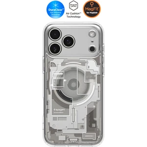 iPhone 17 Pro Max ile Uyumlu ince MagSafe Kılıf Ultra Hybrid Sararma Karşıtı DuraClear™ Hava Kanalı Teknolojisi™ Askeri Sınıf Koruma MagFit Zero One Natural Titanium Tasarım Kapak - ACS10041