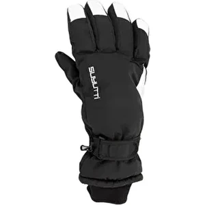 Kadın Yetişkin Su Geçirmez Kar Kayak Eldiveni Çift Polar Astarlı Siyah Renkli