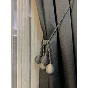 Modern Sarım 4 Toplu Braçol Kornişe Takmatik Ipli Tavan Perde Aksesuarı