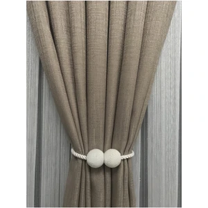 Mıknatıslı Ip Sarım Perde Mandalı Krem Perde Tokası Perde Aksesuarı