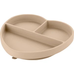 Vakumlu Silikon Mama Tabağı Latte Bej