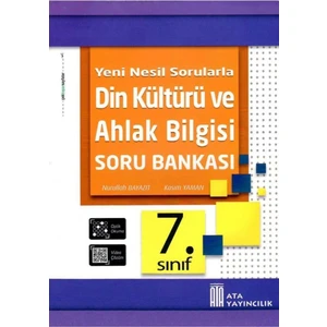Ata Yayıncılık 7. Sınıf Yeni Nesil Sorularla Din Kültürü Ve Ahlak Bilgisi Soru Bankası