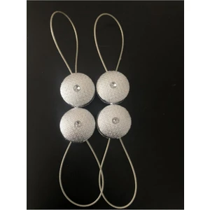 Lavenya  Mıknatıslı Perde Tokası-Perde Mandalı-Mıknatıslı Perde Tutacağı 4 Adet