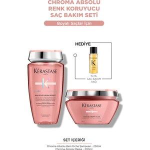 Chroma Absolu Renk Koruyucu Saç Bakım Seti - Şampuan & Maske