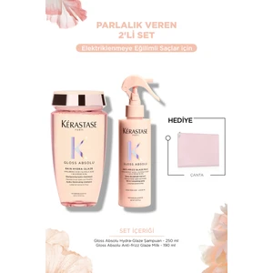 Gloss Absolu Elektriklenme Karşıtı Saç Bakım Seti - Bain & Spray