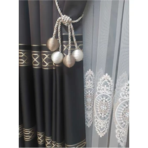 Fon Perde Toplama Aparatı Kornişe Takmatik Vizon Tavan Bağlama Perde Aksesuarı Perde Süsü