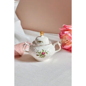Vintage Rose Şekerlik 12 cm Krem