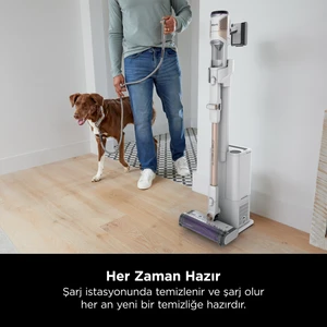 Detect Clean&empty Auto-Empty Sistemli Şarjlı Dikey Süpürge 2l
