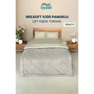 Welsoft %100 Pamuklu Çift Kişilik Yorgan
