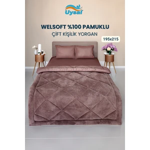 Welsoft %100 Pamuklu Çift Kişilik Yorgan