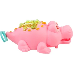 Kurmalı Işıklı Neşeli Timsah - Pembe