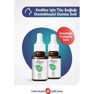 2 x Plus+B Damla -Kedi Için Biotin ve Çinko Içeren Tüy Döküm Önleyici Multivitaminli Plus+B Damla – 50 ml