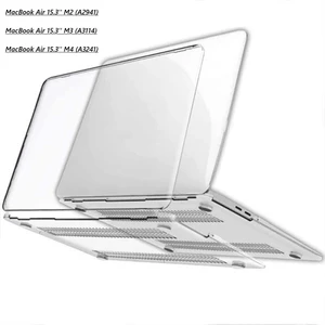 Macbook Air 13 Inç M1 A2337 A1932 ve A2179 Uyumlu Şeffaf Koruyucu Kılıf Kapak