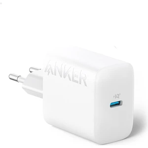 20W USB-C Şarj Cihazı - iPhone & Android ile Uyumlu Type-C Hızlı Şarj Adaptörü-  A2347 - Beyaz (Anker Türkiye Garantili)