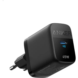 313 PPS Destekli 45W USB-C Şarj Cihazı - iPhone / Android / Macbook Uyumlu Type-C Hızlı Şarj Adaptörü - A2643 - Siyah (Anker Türkiye Garantili)