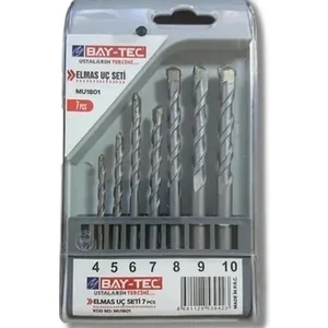 7 Parça Elmas Matkap Uç Seti MU1801