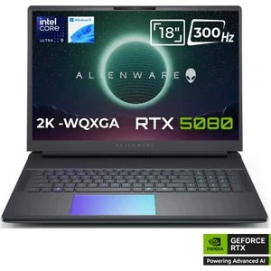 Alienware 18 Area-51 AA18250 Ultra 9 275HX 32GB 1tb SSD 16GB RTX5080 18 Wqxga 300Hz Windows 11 Ingilizce Klavye