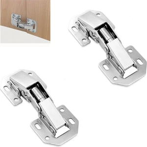 2 Adet Tas Deliksiz Mobilya Dolap Menteşesi