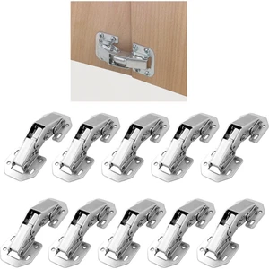 10 Adet Tas Deliksiz Mobilya Dolap Menteşesi