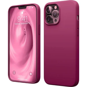 Apple iPhone 11 Pro Max Uyumlu Silikon Kılıf - Pastel Renk Tonu Esnek Tam Koruma Kapak - Bordo