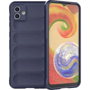 Samsung Galaxy A04 Uyumlu Silikon Kılıf - Kamera Korumalı Esnek Yeni Nesil Airbag Kapak - Lacivert