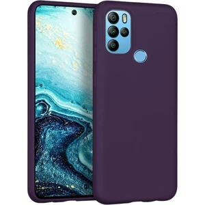 General Mobile Gm 21 Pro D Uyumlu Silikon Kılıf - Esnek Tam Koruma Pastel Renk Kapak - Mor