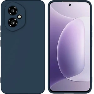 Honor 400 Uyumlu Silikon Kılıf - Kamera Korumalı Esnek Pastel Renk Kapak - Lacivert