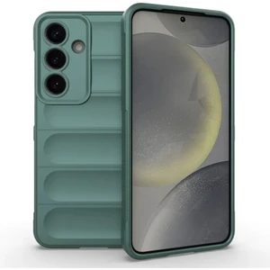 Samsung Galaxy A36 Uyumlu Silikon Kılıf - Kamera Korumalı Esnek Yeni Nesil Airbag Kapak - Yeşil