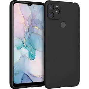 General Mobile Gm 21 Uyumlu Silikon Kılıf - Esnek Tam Koruma Pastel Renk Kapak - Siyah